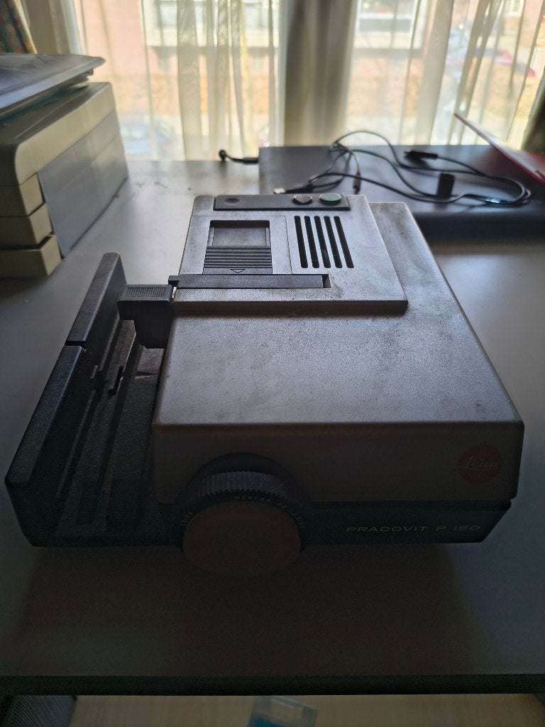 diaprojector, Ophalen, Gebruikt