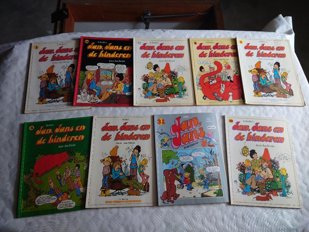 Partij Stripboeken. (Jan, jans & de kinderen.), Meerdere stripboeken, Ophalen, Zo goed als nieuw