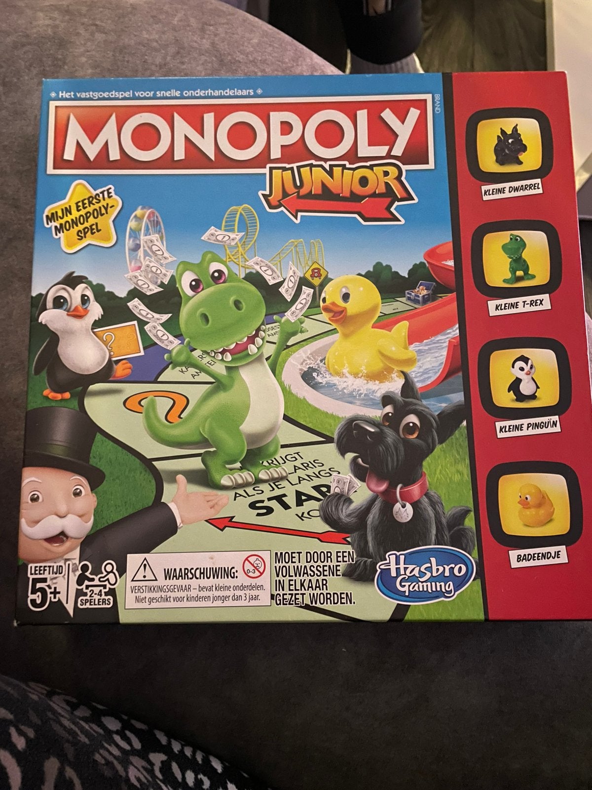 Monopoly junior, Hobby en Vrije tijd, Gezelschapsspellen | Bordspellen, Ophalen, Zo goed als nieuw