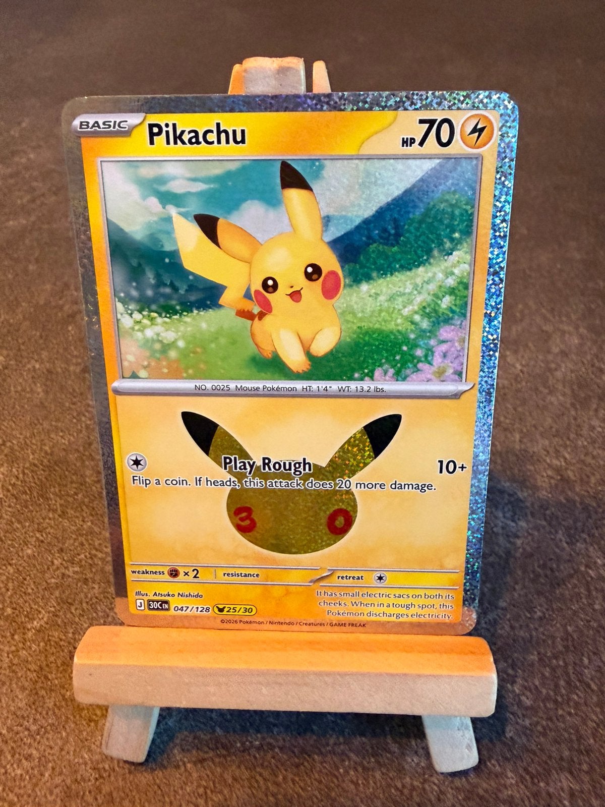 Pikachu 47 (25/30) Pokémon Celebration 30th, Ophalen of Verzenden, Zo goed als nieuw