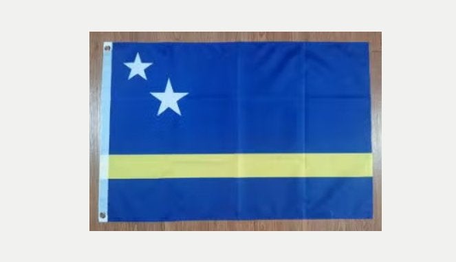 Grote vlag Curacao (150x90cm), Diversen, Ophalen of Verzenden, Nieuw