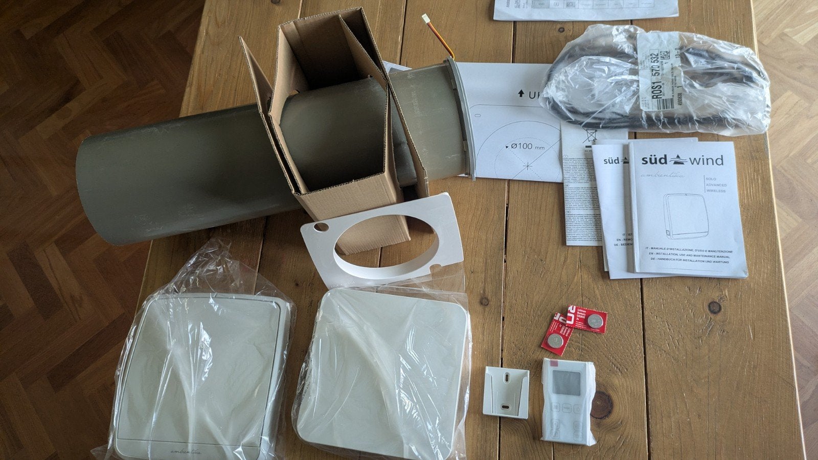 Südwind Ambitientika Wireless+ decentrale balansventilatie, Ophalen of Verzenden, Nieuw, Ventilator