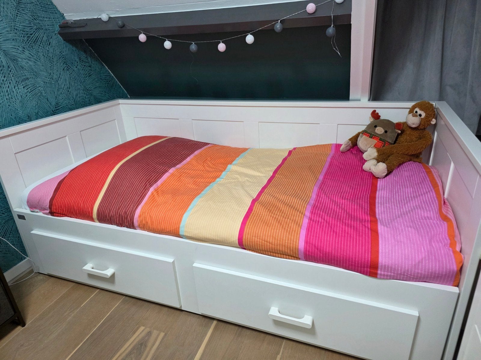 Coming Kids Flex bedbank - Uitschuifbed, Ophalen, Gebruikt, 90 cm, Eenpersoons