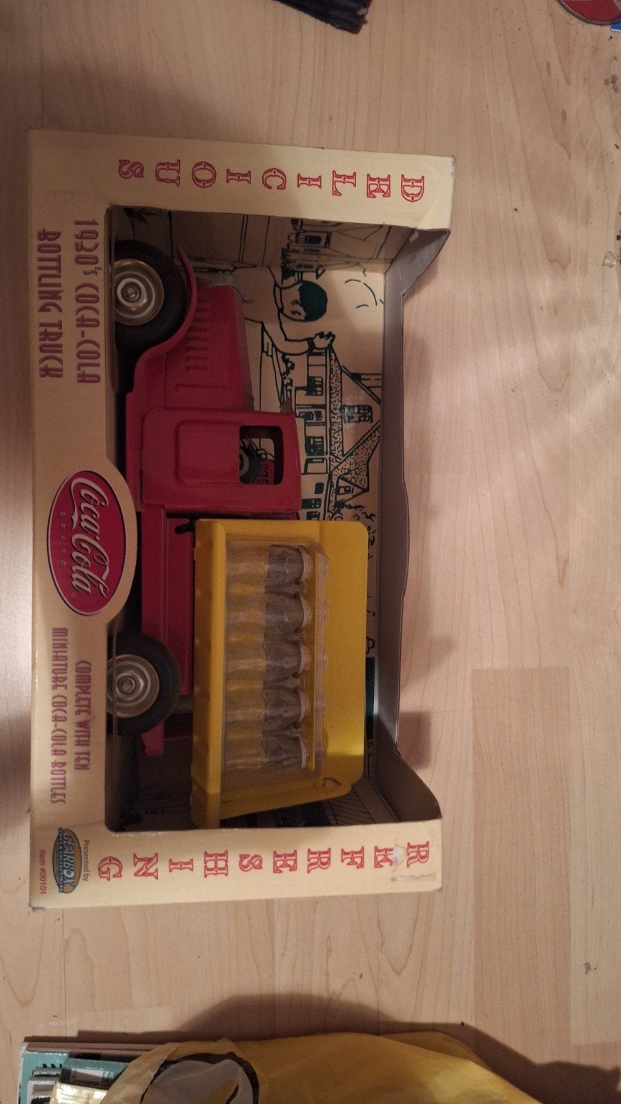 Coca-Cola 1920's Bottling Truck met 10 flesjes, Ophalen, Zo goed als nieuw
