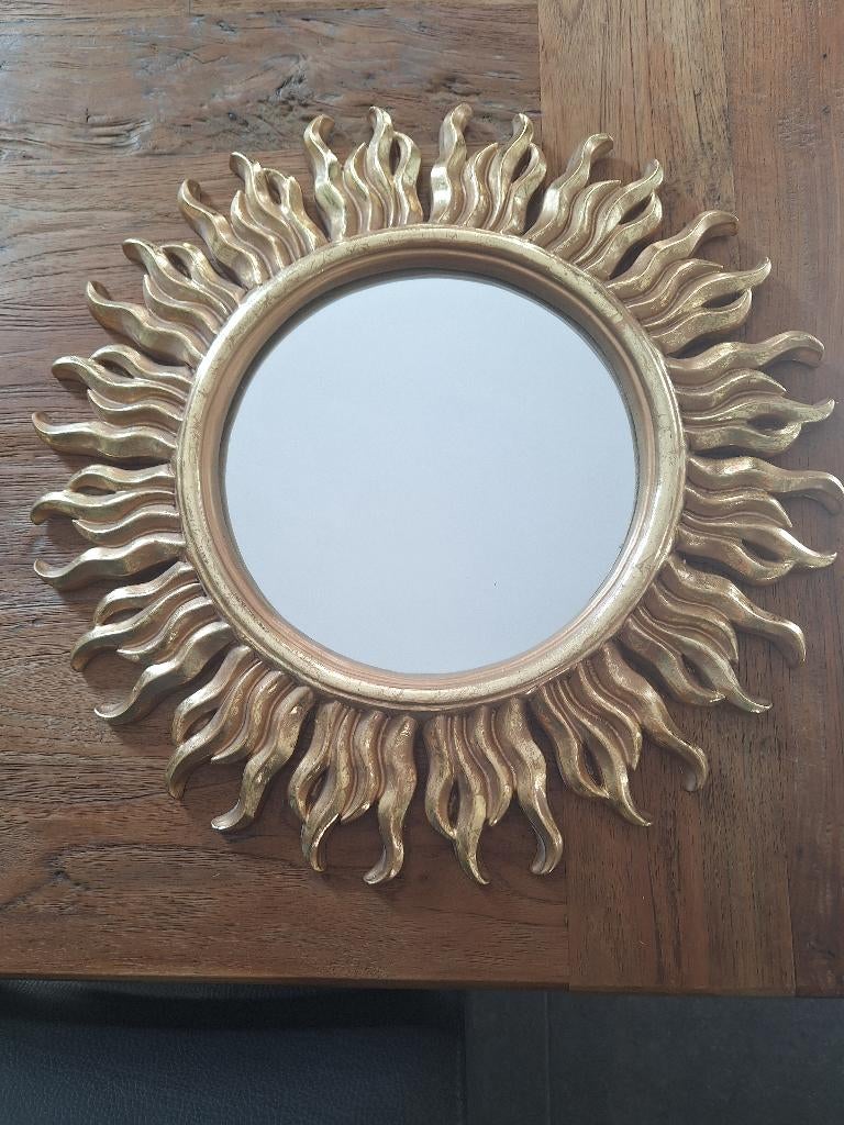 Spiegel zon, Huis en Inrichting, Woonaccessoires | Spiegels, Ophalen, Minder dan 50 cm, Zo goed als nieuw, Minder dan 100 cm