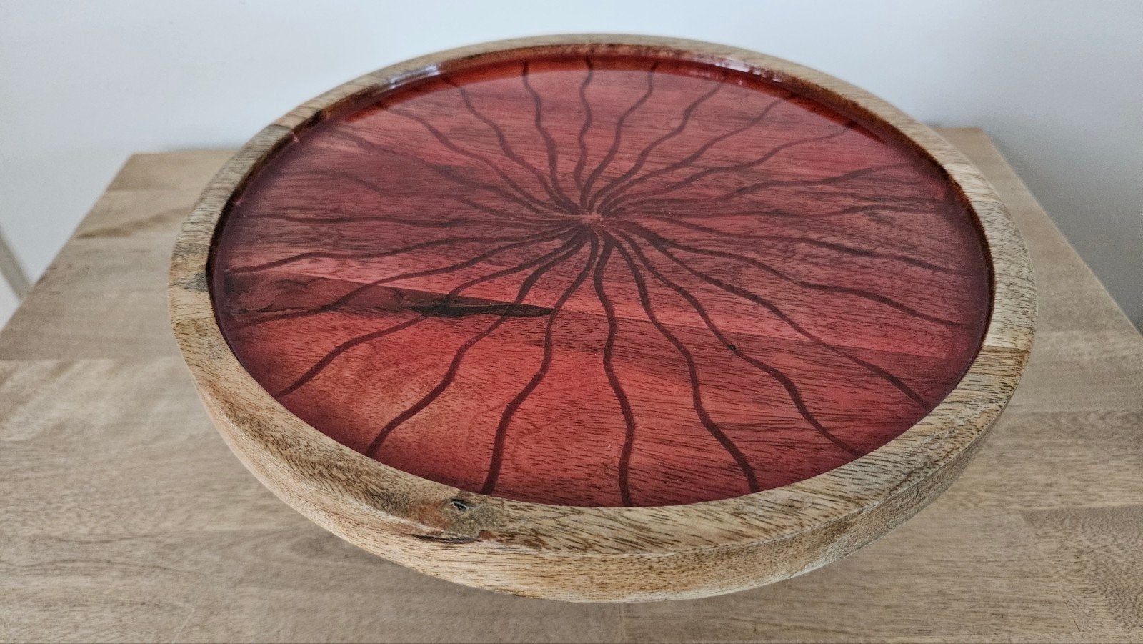 Prachtige teak houten etagére, Huis en Inrichting, Woonaccessoires | Etagères, Ophalen, Zo goed als nieuw