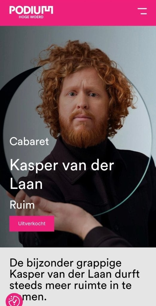 2 kaartjes Kasper van der Laan 11 september 2026 Utrecht, Twee personen, September