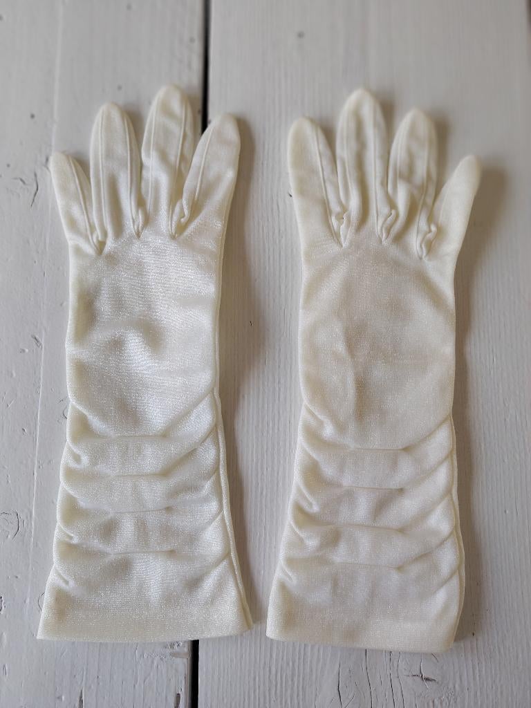 Mooie, vintage handschoenen - gala/huwelijk, Kleding | Dames, Mutsen, Sjaals en Handschoenen, Ophalen of Verzenden, Zo goed als nieuw