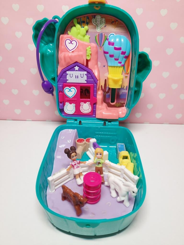 Polly Pocket Cactus Ranch Compact Speelsetje, Ophalen of Verzenden, Gebruikt, Meisje