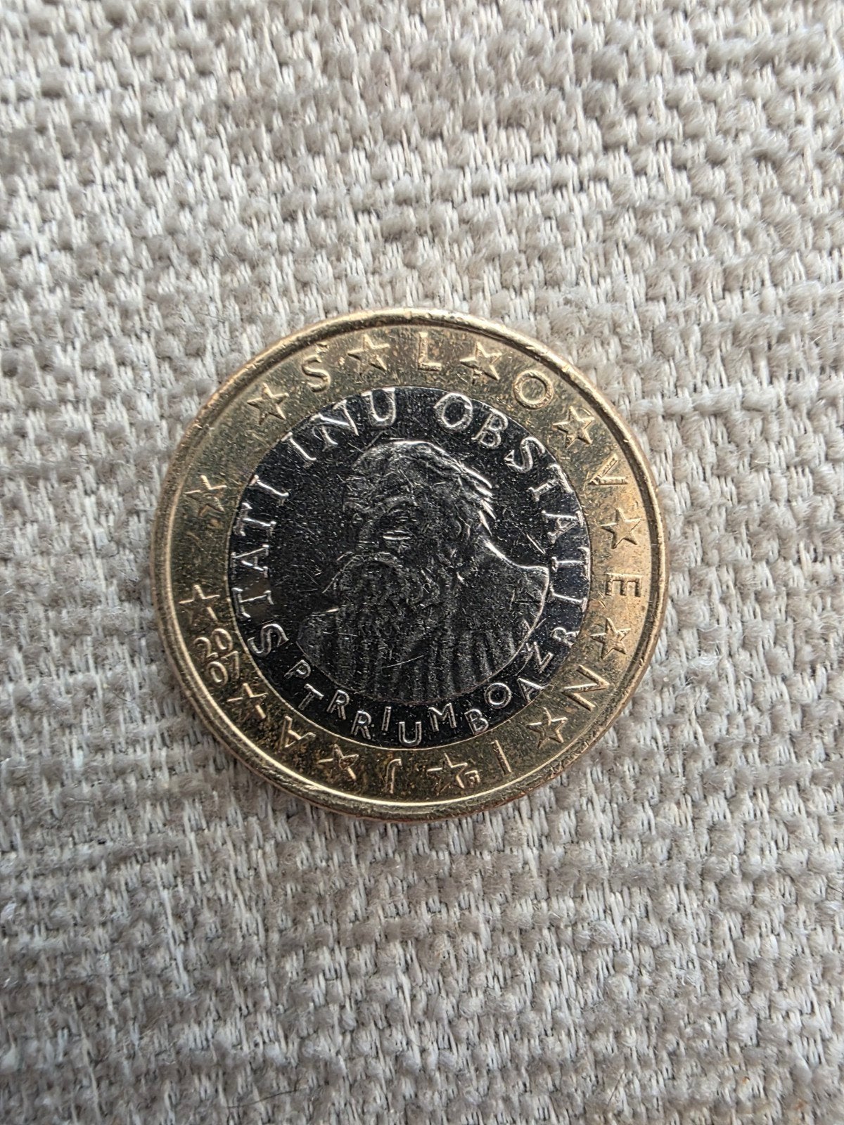 Zeldzame 1 Euro munt Slovenië 2007, Postzegels en Munten, Munten | Europa | Euromunten, Ophalen of Verzenden, Slovenië, 1 euro
