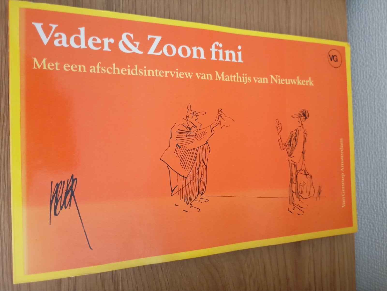 Vader & Zoon fini Boek + Matthijs van Nieuwkerk Afscheid Int, Ophalen of Verzenden
