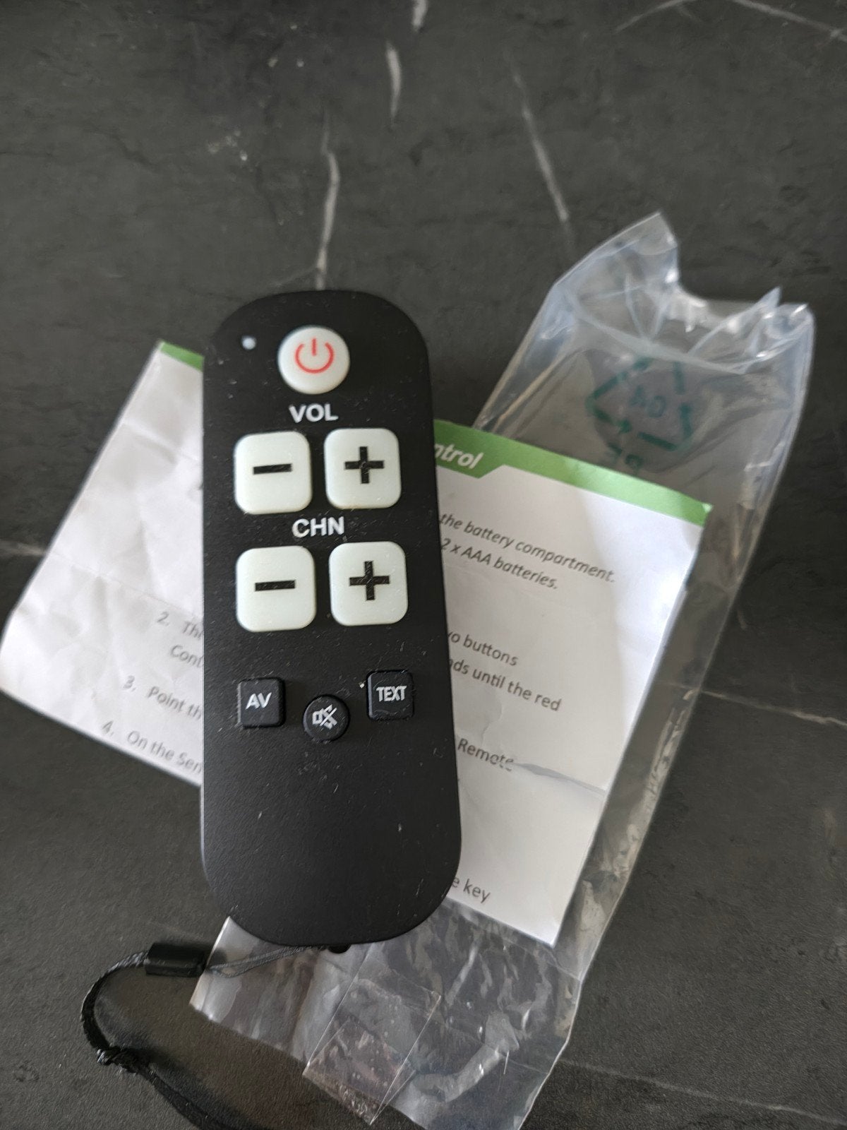 Universele senioren afstandsbediening voor TV/DVD/Media, Ophalen of Verzenden, Zo goed als nieuw, Universeel, Dvd