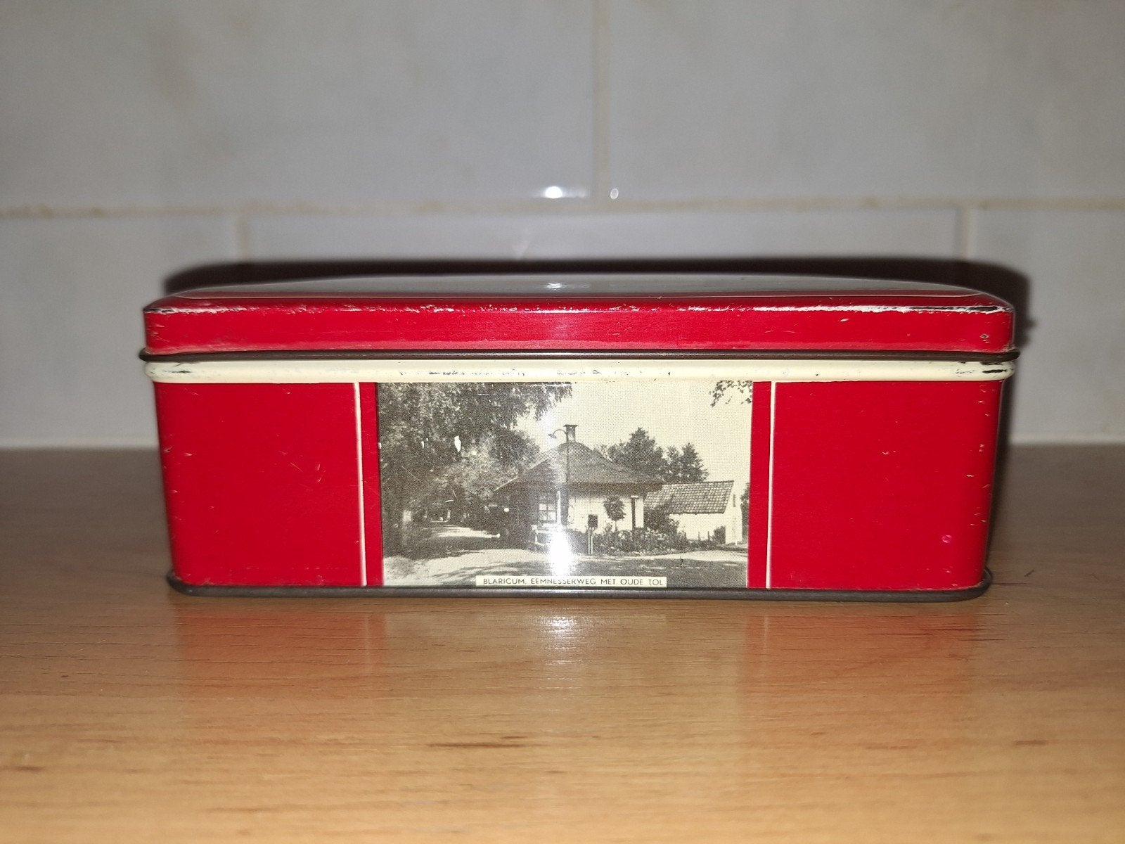 vintage koektrommel, Ophalen of Verzenden, Gebruikt, Koek(jes)