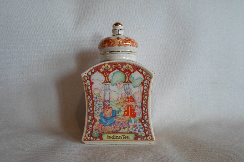 DE Indian Tea Theebus Porselein, Overige typen, Ophalen of Verzenden, Zo goed als nieuw, Overige stijlen