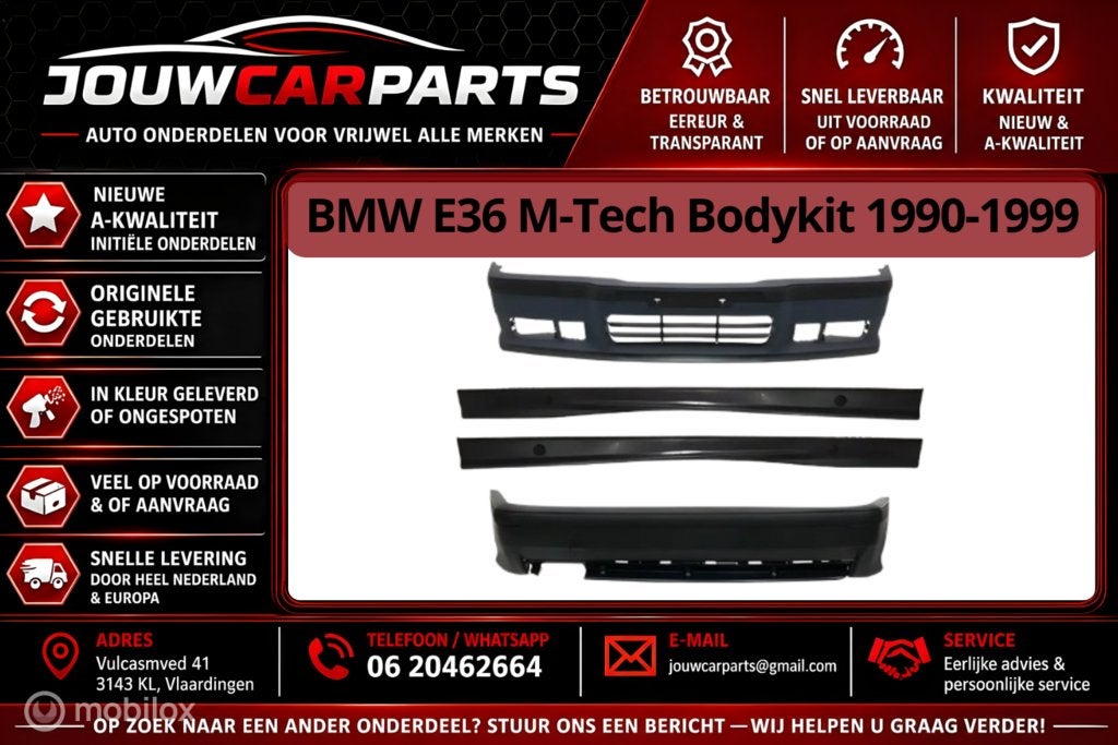 BMW E36 M-Tech Bodykit 1990-1999, Auto-onderdelen, Carrosserie en Plaatwerk, Nieuw, Ophalen of Verzenden, BMW, Bodykit (compleet)