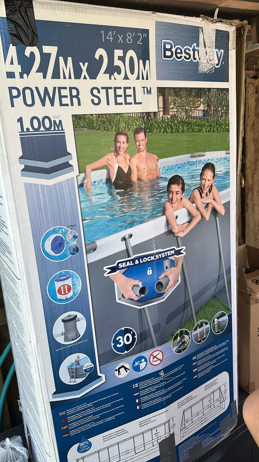 groot zwembad, Minder dan 80 cm, Opblaaszwembad, Ophalen of Verzenden, Minder dan 200 cm
