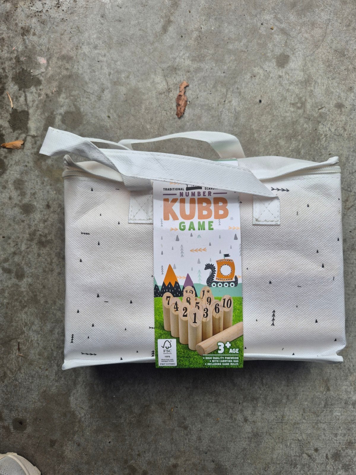 Kubb spel - Nummer Kubb Game - Buitenspel, Ophalen of Verzenden, Nieuw