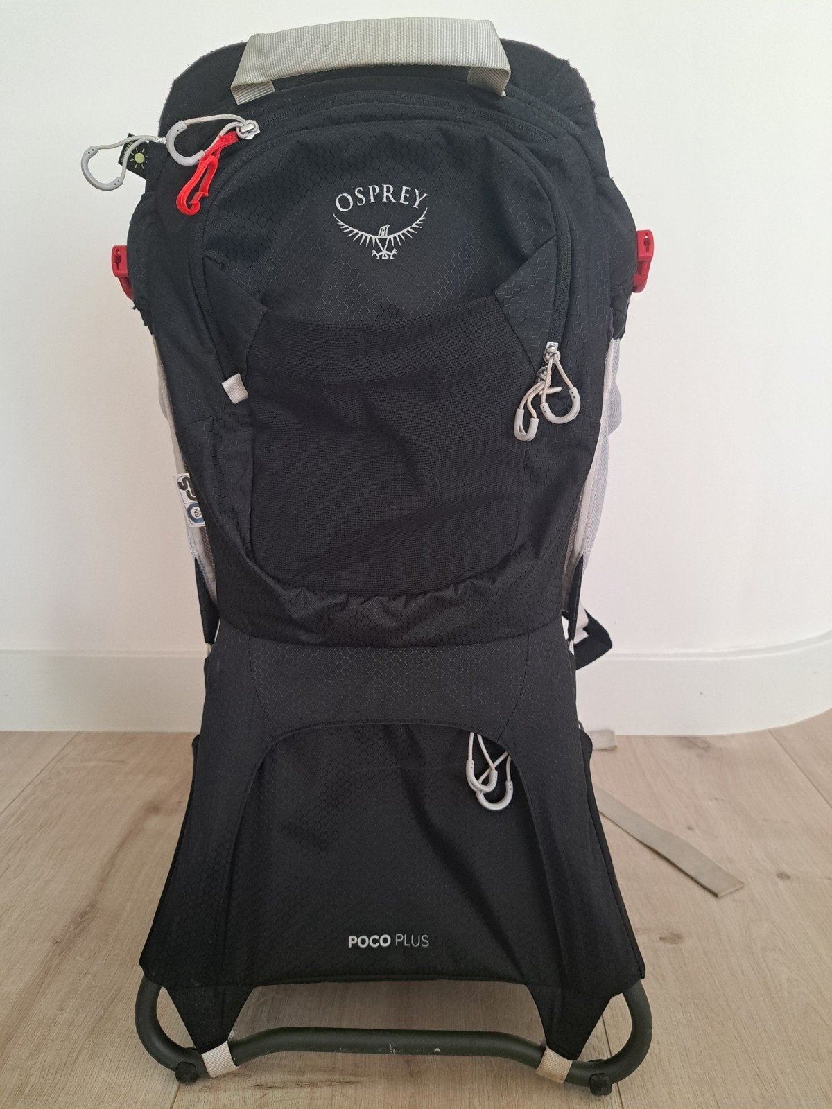 Osprey Poco Plus rugdrager  (incl. regenhoes en zonnekap), Kinderen en Baby's, Babydragers en Draagdoeken, Gebruikt, Rug, Draagzak