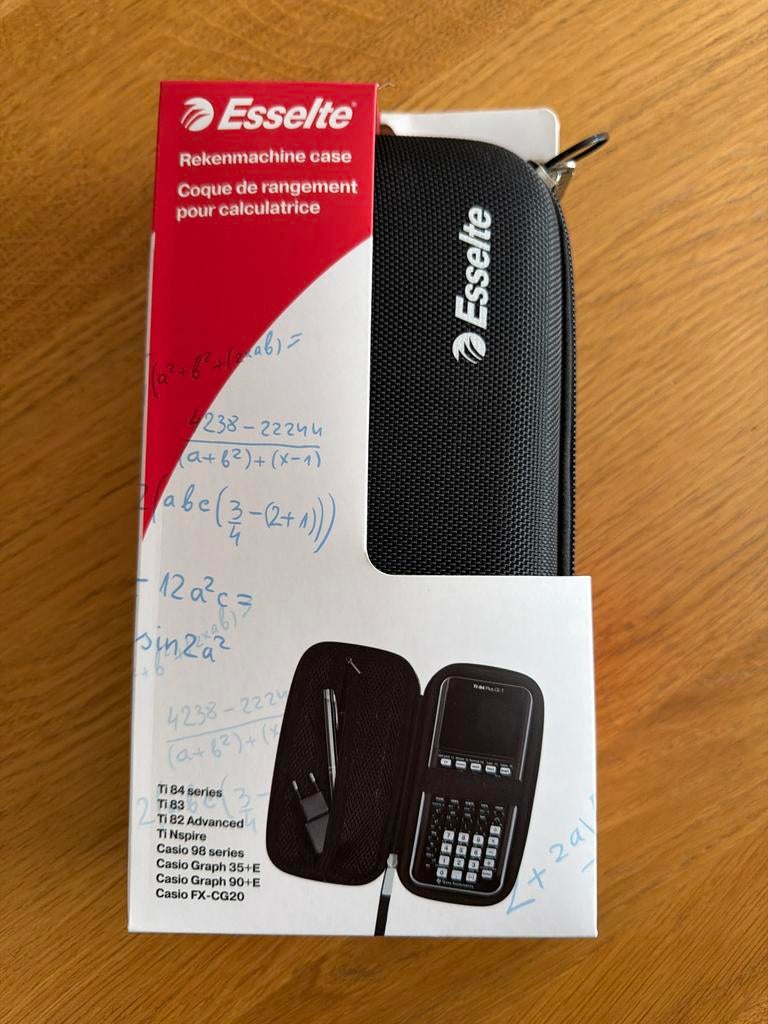 Rekenmachine case / beschermhoes Esselte zwart, Ophalen of Verzenden, Nieuw