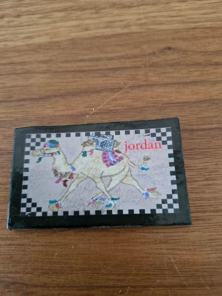 067 Jordan magneet met kameel, Ophalen of Verzenden