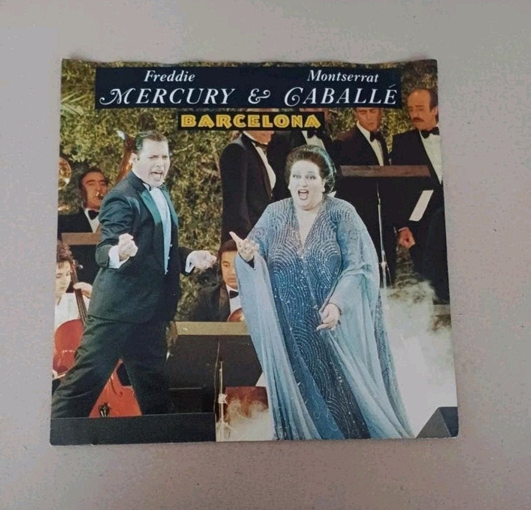 Freddie Mercury & Montserrat Caballe - Barcelona, Gebruikt, 7 inch, Ophalen of Verzenden, Pop