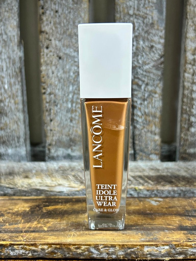 Lancome Teint Idole Ultra Wear Foundation Care & Glow 515W, Bruin, Gehele gezicht, Ophalen of Verzenden, Zo goed als nieuw