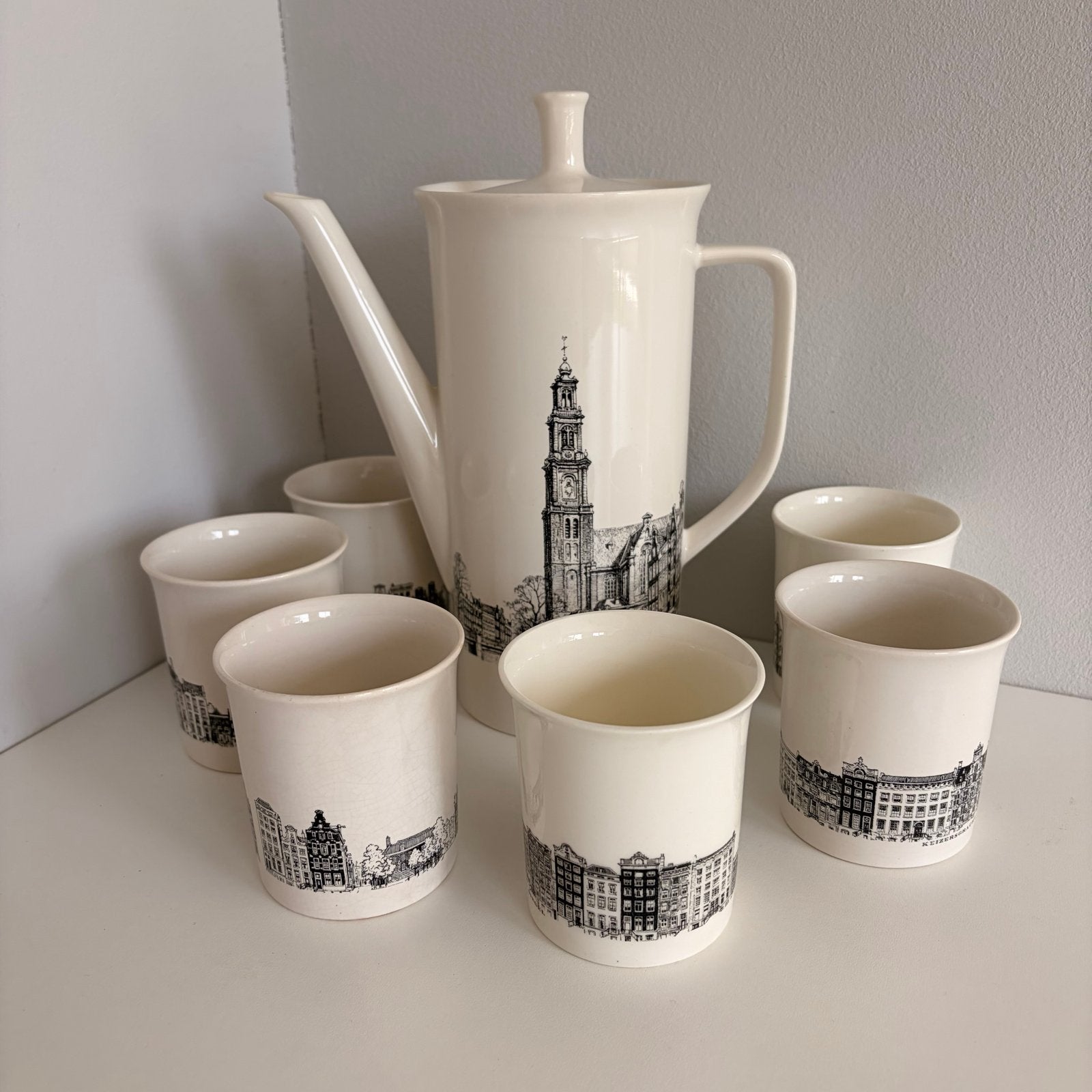 Vintage Villeroy & Boch "Grachten" Servies - Jaren '60, Ophalen of Verzenden
