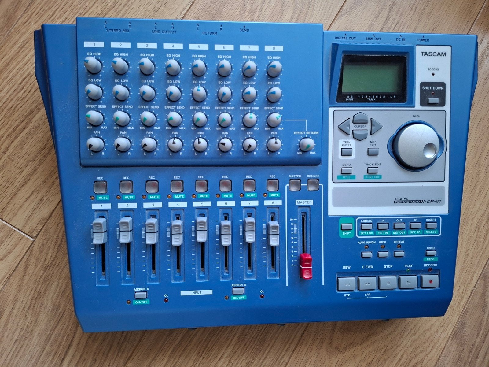 Tascam DP-01 Digital Portastudio, Ophalen of Verzenden, Gebruikt, 5 tot 10 kanalen