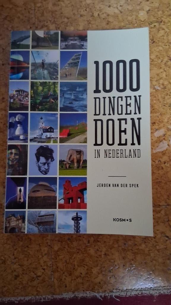 1000 Dingen Doen in Nederland - Jeroen van der Spek, Ophalen of Verzenden