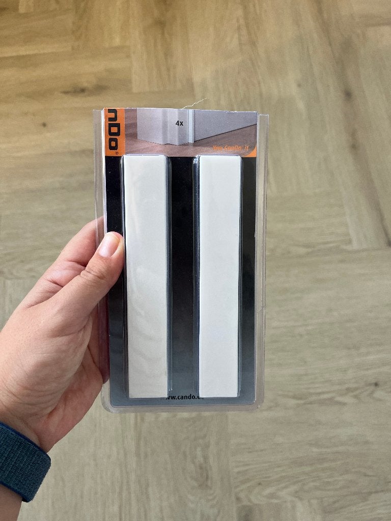 CanDo Eindstuk Plint - Kunststof - 24cm - 13x105mm - 4 Stuks, Ophalen of Verzenden, Nieuw