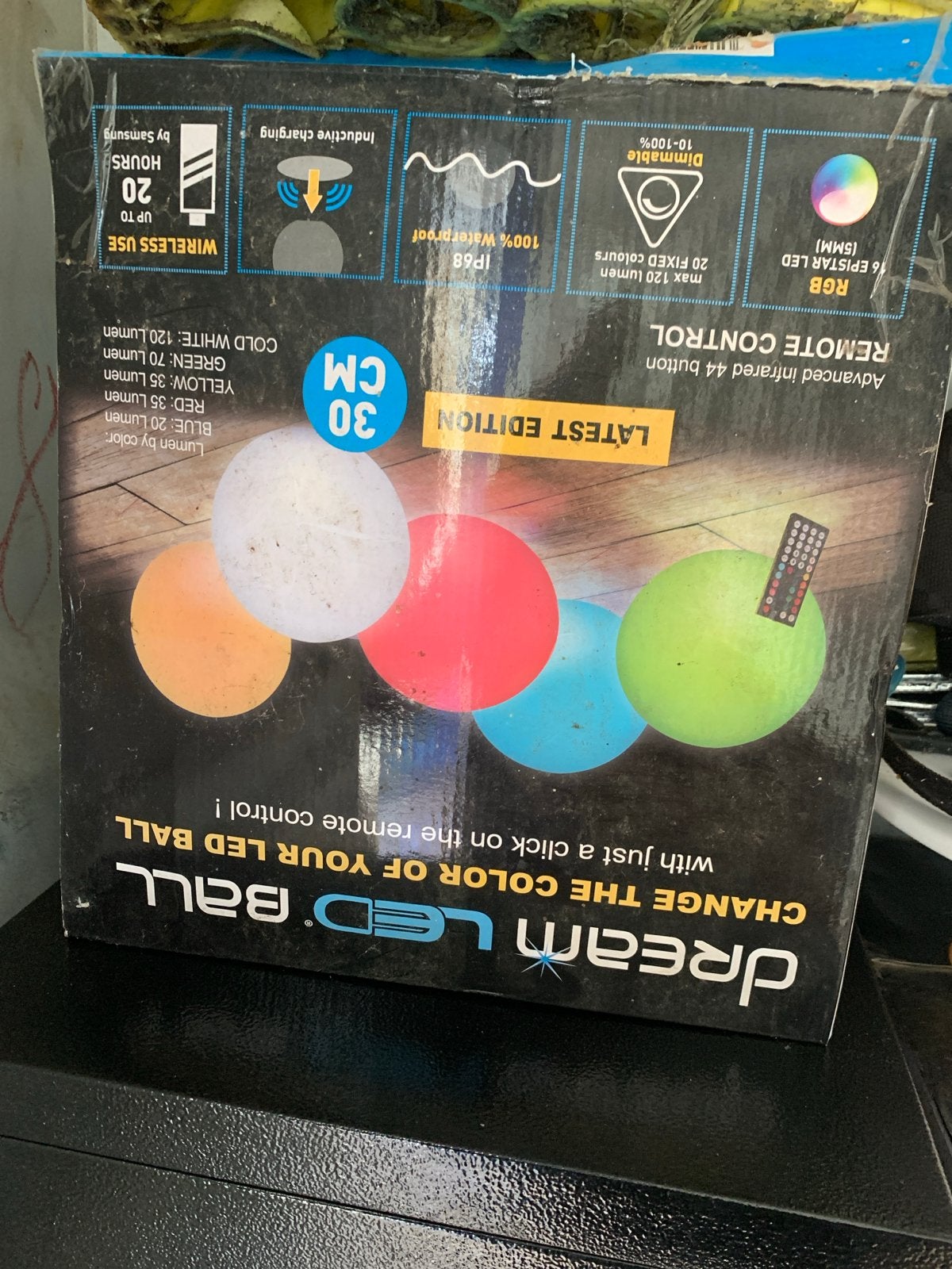 3x Nieuwe Dream LED Ball - 30cm - RGB - Draadloos - IP68, Overige merken, Kunststof, Meerkleurig, Nieuw