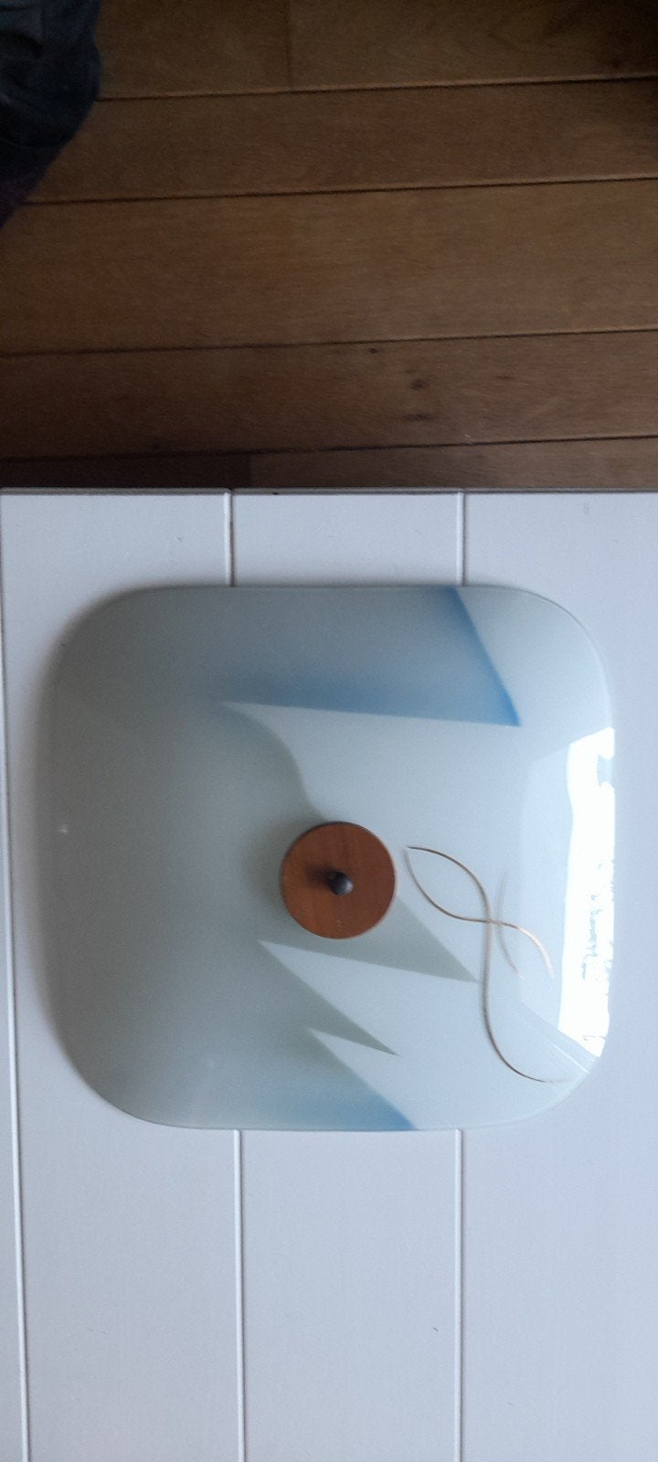 Vintage plafond lamp jaren 60., Huis en Inrichting, Ophalen, Vierkant