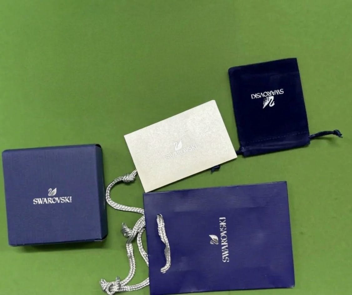 Swarovski roze Zwaan Ketting met Kristallen, Met kristal, Overige materialen, Ophalen of Verzenden, Zo goed als nieuw