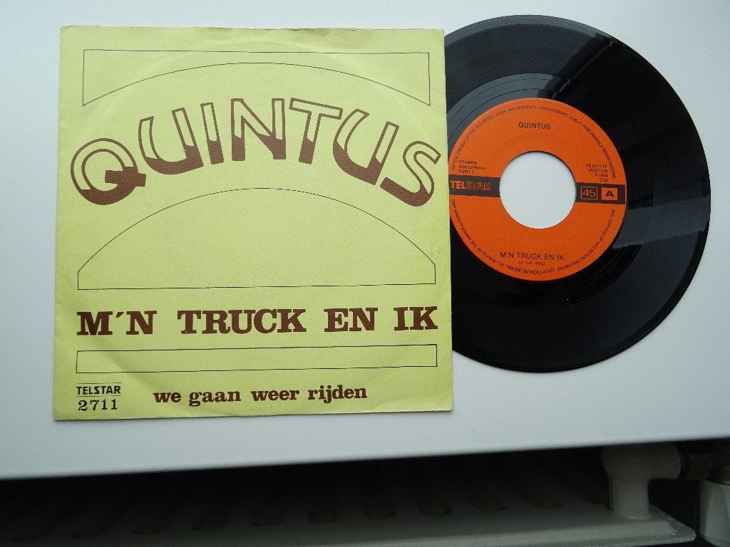 Quintus-m,n truck en ik, Cd's en Dvd's, Vinyl | Nederlandstalig, Ophalen of Verzenden, Zo goed als nieuw, Overige formaten, Levenslied of Smartlap