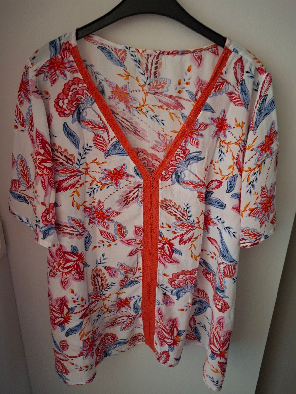 Mooie Paprika tuniek/blouse mt 50-52, Maat 38/40 (M), Blauw, Ophalen of Verzenden, Zo goed als nieuw