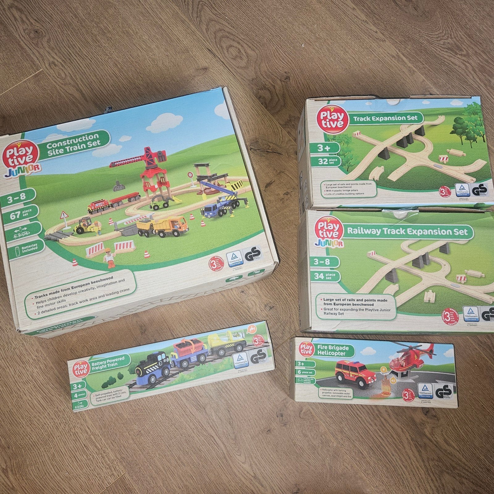 Grote set Playtive Junior houten speelgoed (nieuw), Ophalen of Verzenden, Nieuw, Jongen of Meisje