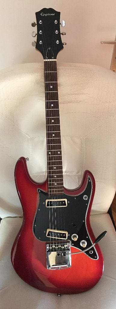 Epiphone ET 270 - 1970 - Matsumoku JAPAN - Kurt Cobain, Ophalen of Verzenden, Zo goed als nieuw, Solid body, Epiphone
