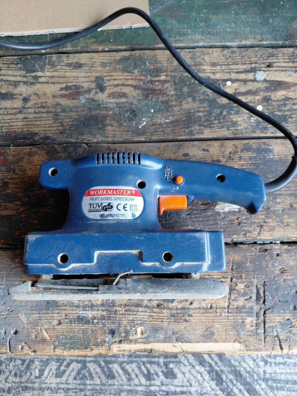hobby, Doe-het-zelf en Verbouw, Ophalen of Verzenden, Gebruikt, Minder dan 600 watt, Vlakschuurmachine