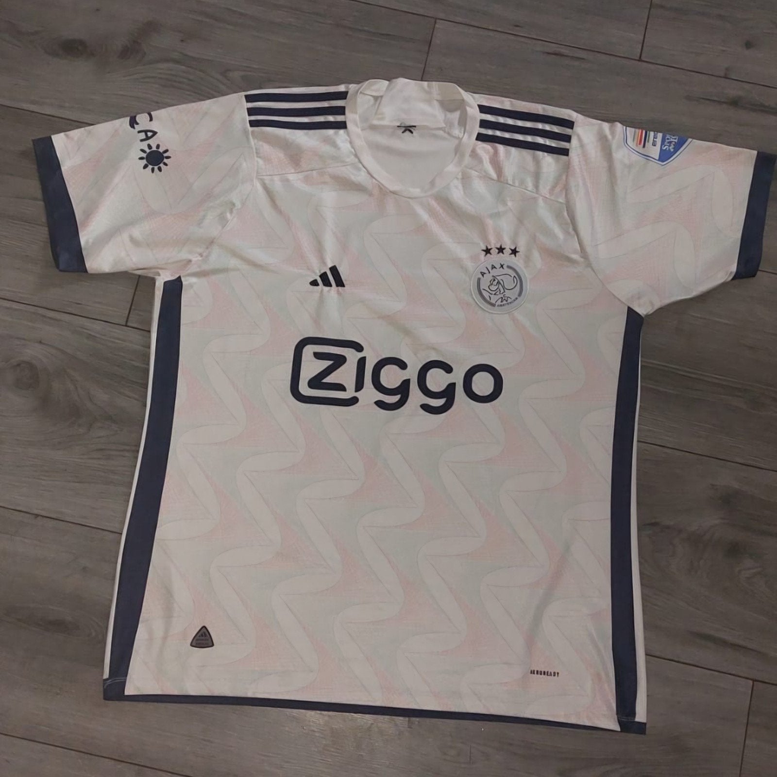 Ajax Uitshirt 2023/2024 Replica 3XL, Wit, Overige maten, Ophalen of Verzenden, Gedragen