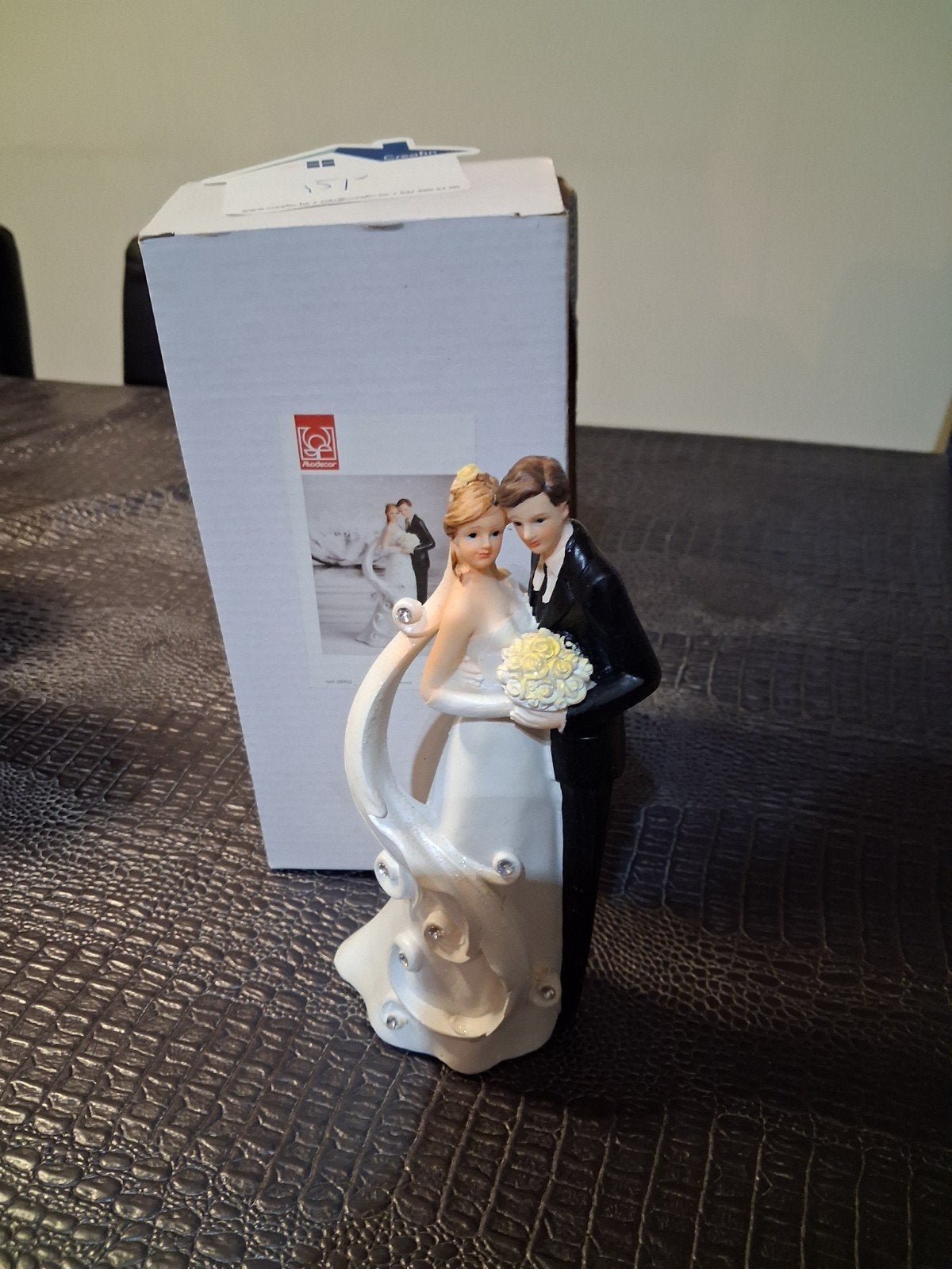 Bruidspaar beeldje - Taarttopper - Decoratie, Ophalen, Nieuw, Mens