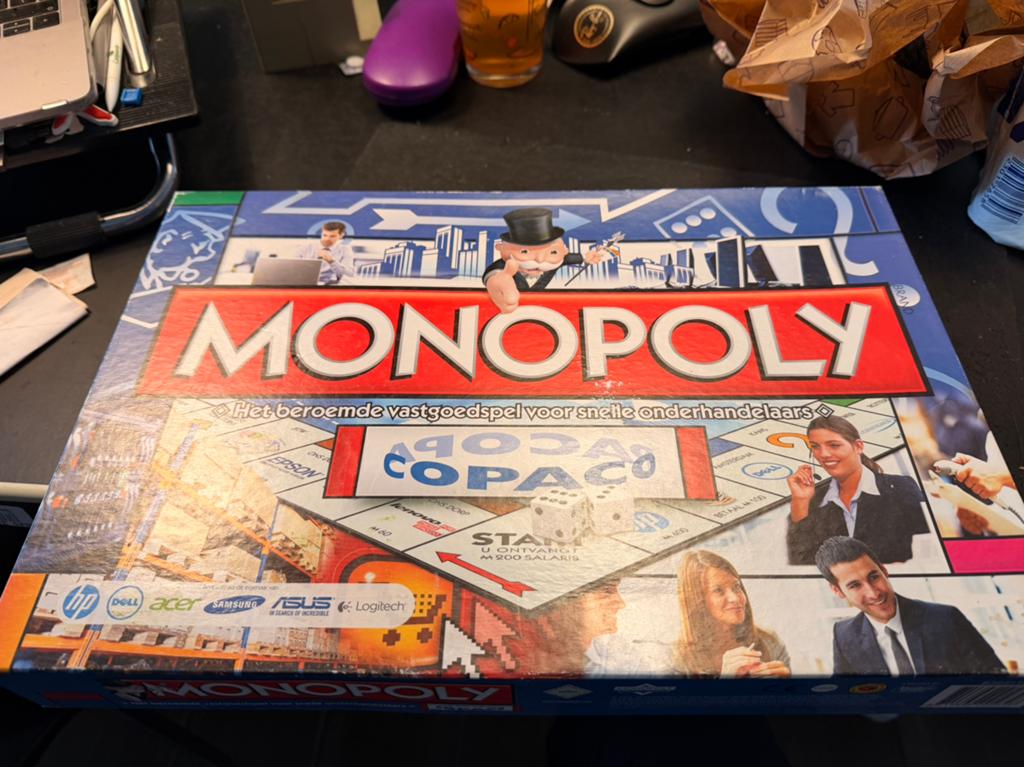Monopoly Copaco editie, Hobby en Vrije tijd, Gezelschapsspellen | Bordspellen, Ophalen of Verzenden, Zo goed als nieuw
