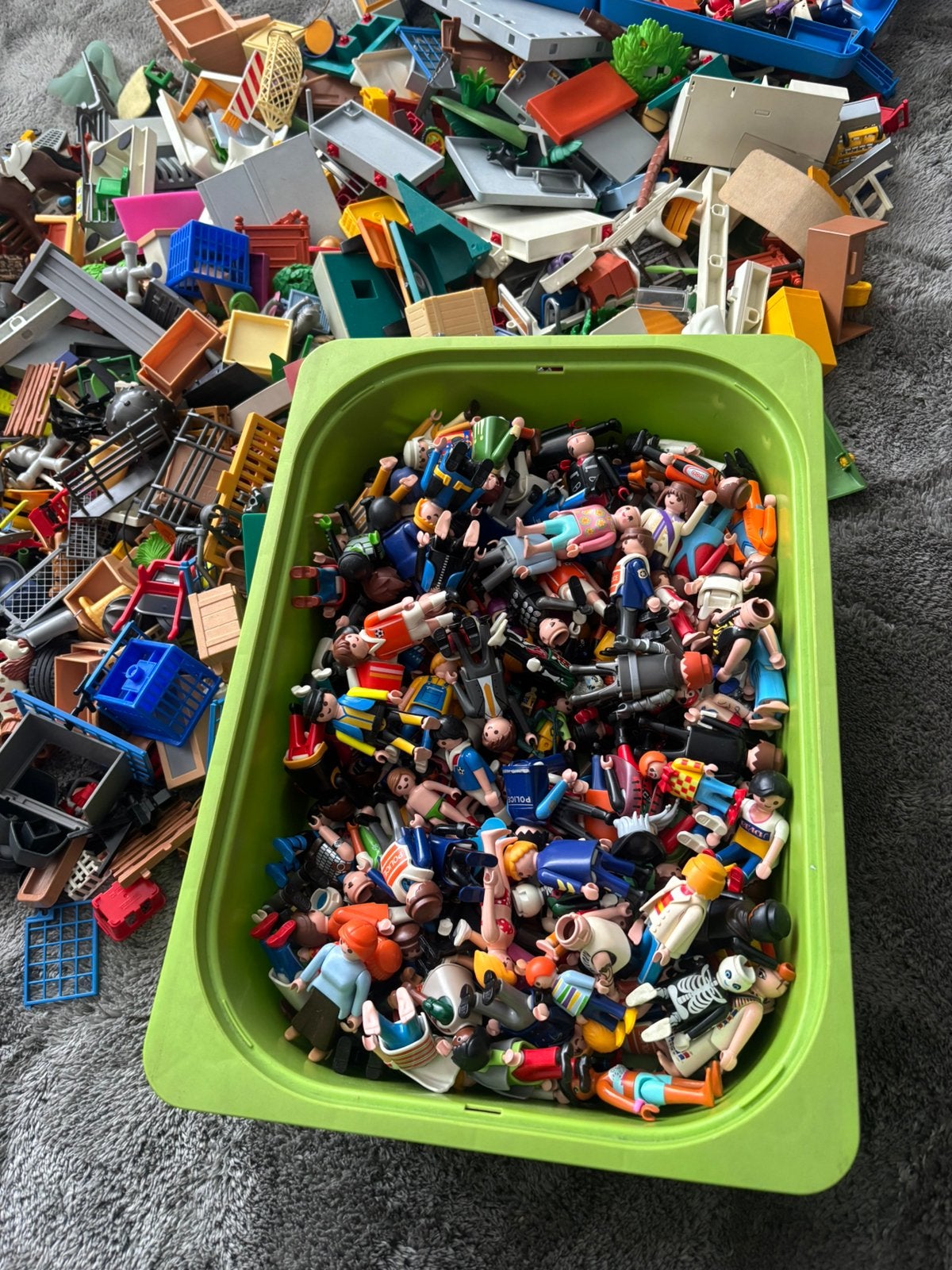 Grote partij playmobil, 4 kratten vol, Kinderen en Baby's, Ophalen, Gebruikt