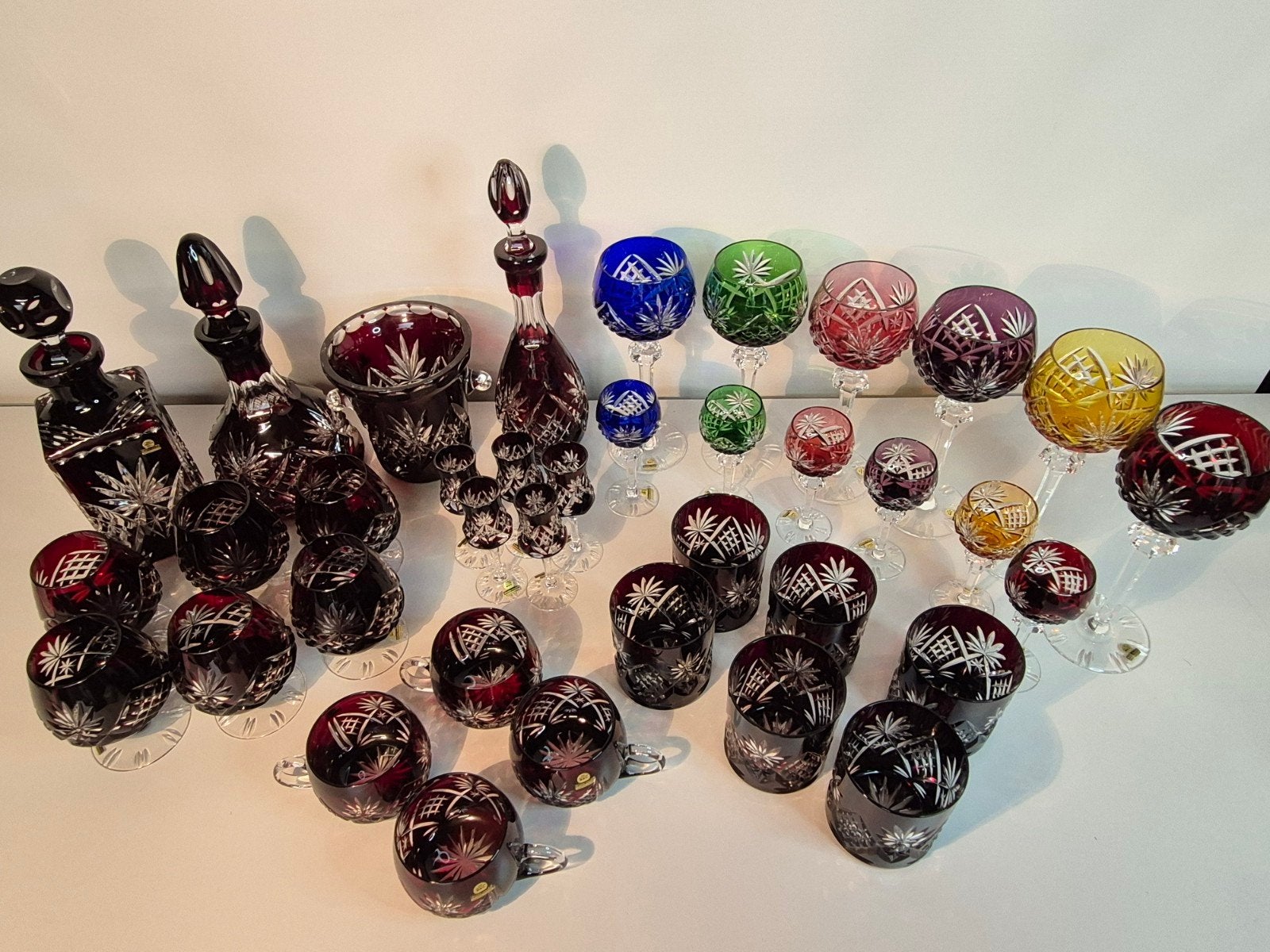 Gigantische set blei-kristall 24% drache-modell, Antiek en Kunst, Ophalen