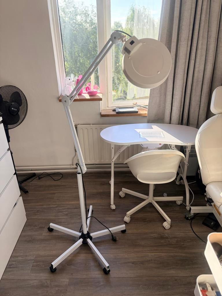 Professionele Loeplamp op Statief - Ideaal voor Salon/Hobby, Ophalen, Zo goed als nieuw, Loeplamp