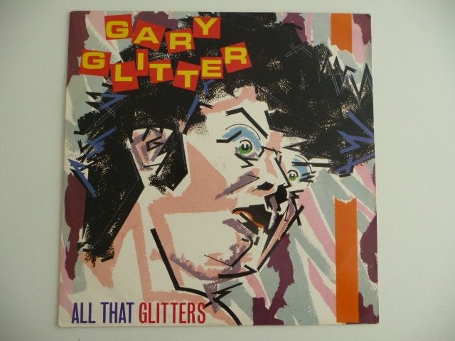 lp GARY GLITTER - ALL THAT GLITTER - BELL RECORDS, Cd's en Dvd's, LP, Gebruikt, Ophalen of Verzenden, Pop