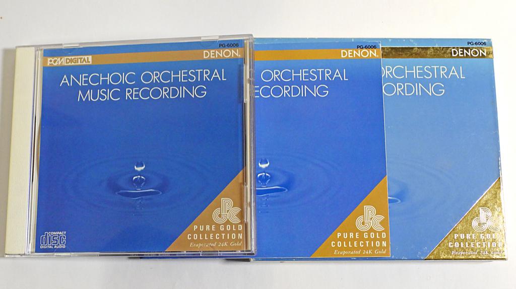 CD Denon Anechoic Orchestral Music Recording Japan 24k Gold, Boxset, Overige typen, Ophalen of Verzenden, Zo goed als nieuw