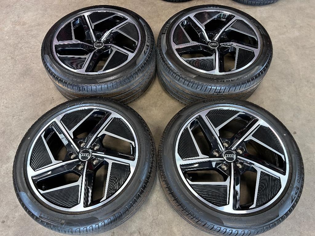 20 inch originele RS velgen + zomerbanden Audi E-Tron GT RS, Audi, 245 mm, Banden en Velgen, Nieuw