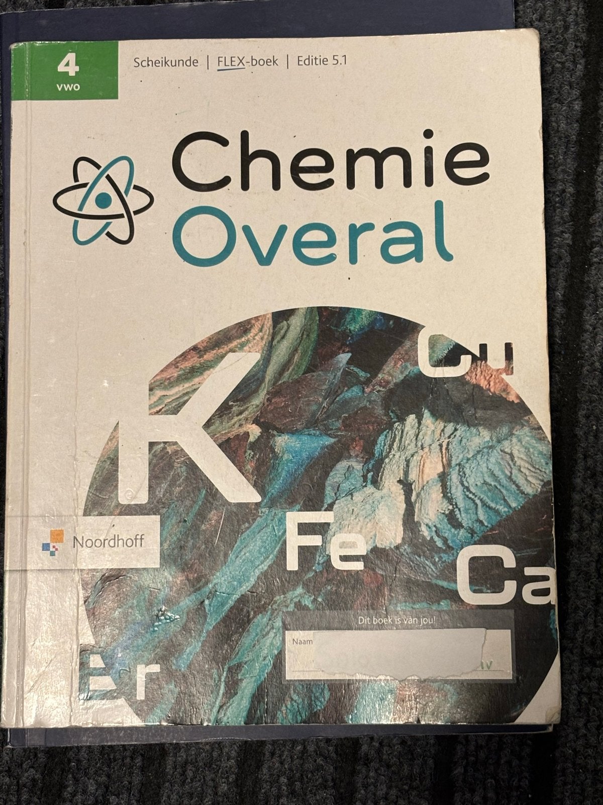 Chemie Overal 4 VWO Scheikunde FLEX-boek Editie 5.1, Boeken, Ophalen, Zo goed als nieuw, VWO, Scheikunde