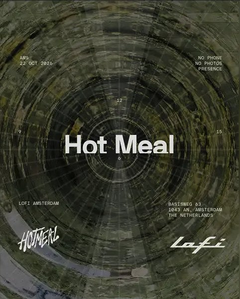 Hot Meal ADE Tickets – 22 okt 2026 – Lofi Amsterdam, Twee personen, Oktober