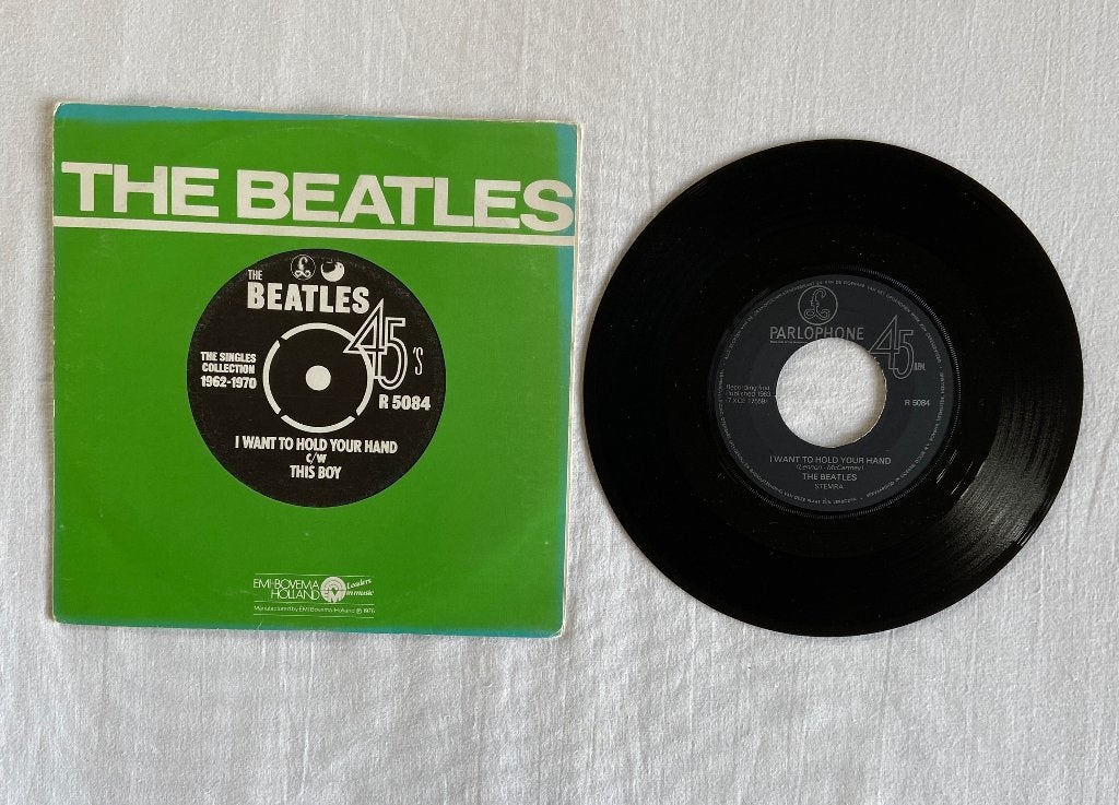 the beatles - I want to hold your hand, 7 inch, Ophalen of Verzenden, Zo goed als nieuw, Pop